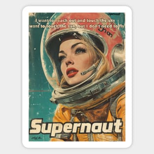 Supernaut, A vintage comics cover Sticker